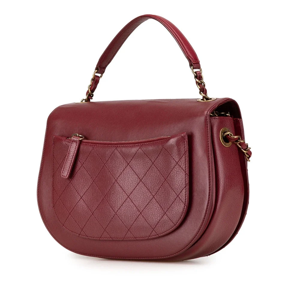 Pre-Loved Chanel Medium Calfskin Coco Curve Flap